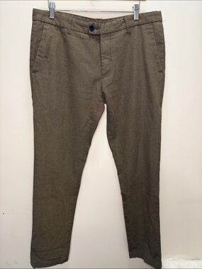 Zara Man Brown/Black Casual Trousers US 34 , L32 , Inseam 30